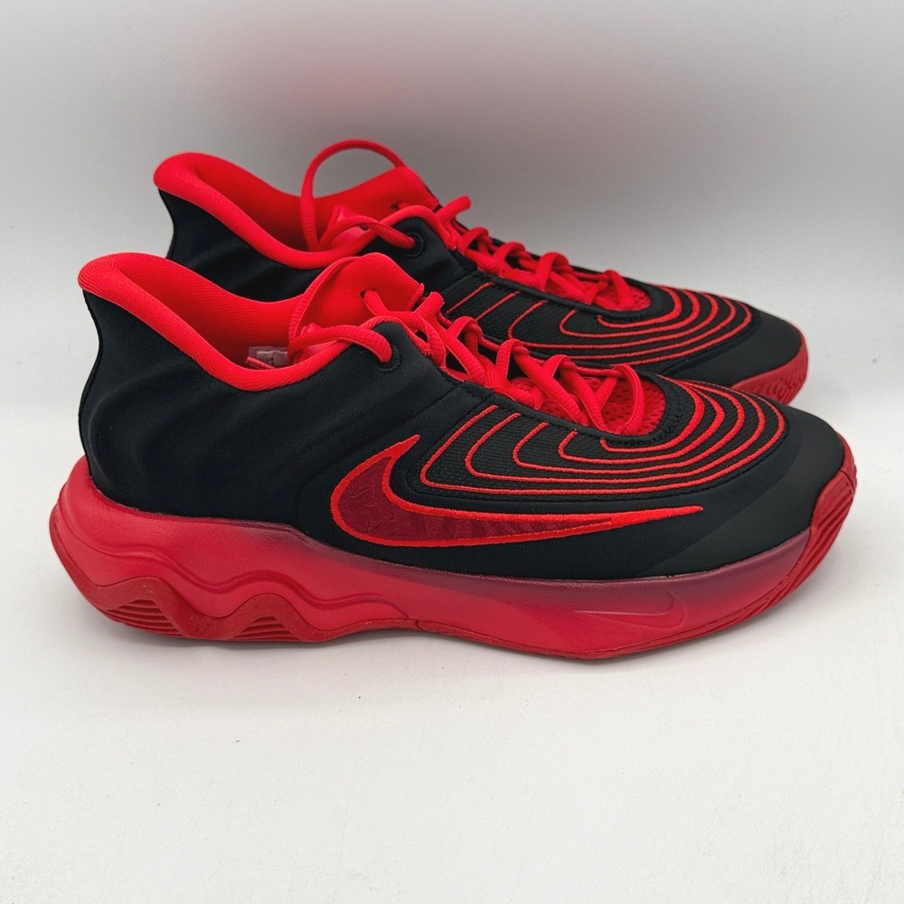 Nike Giannis Immortality 4 Basketball Shoes Men 8.5 Black Red FQ3680-004