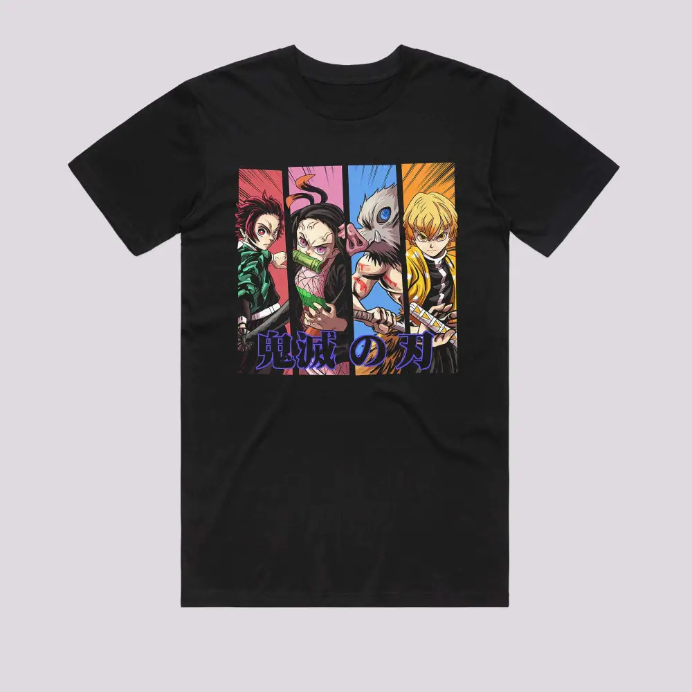 Anime Demon Slayers T-Shirt Size S-5XL, Gift For Friends, For Kids