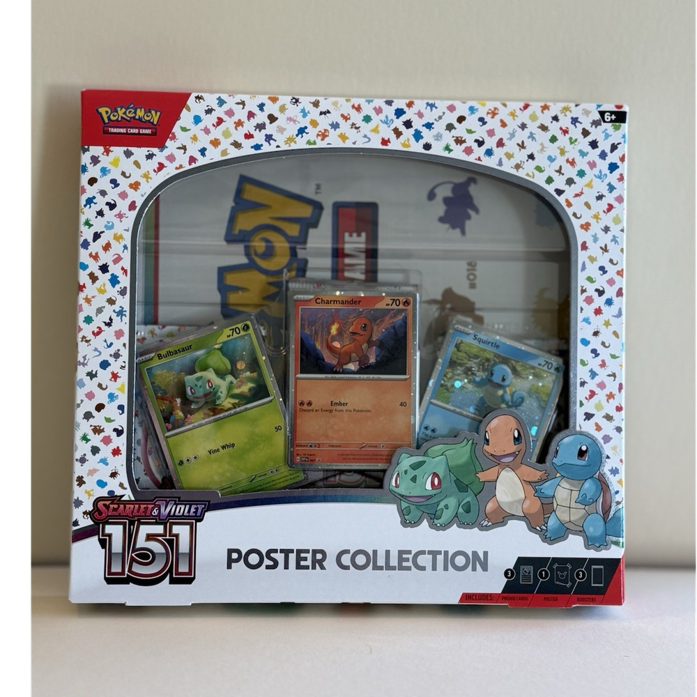 Pokémon TCG Scarlet & Violet 151 Poster Collection Box English 2023