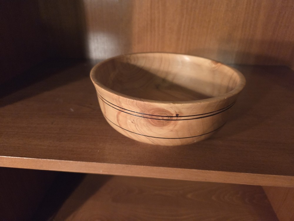 turned wooden bowls vintage