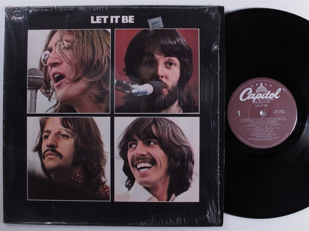 BEATLES Let It Be CAPITOL SW-11922 LP VG+ SHRINK d