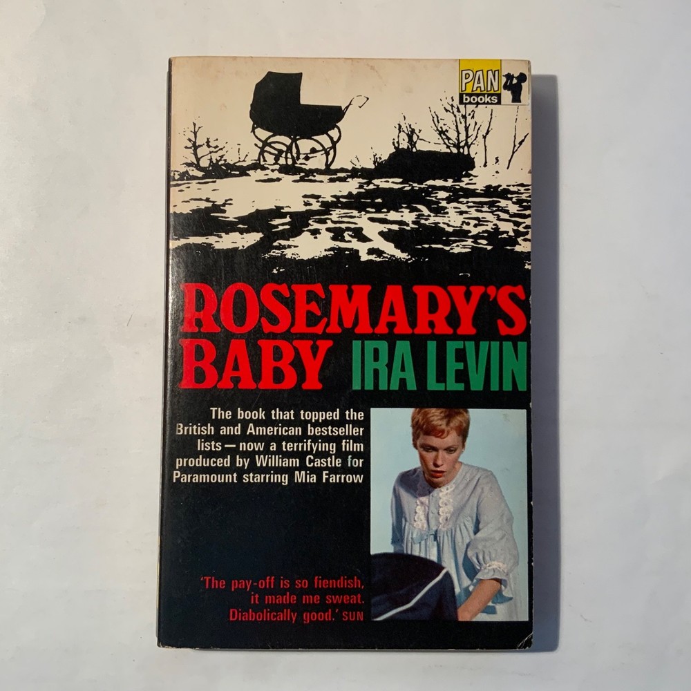 Rosemary’s Baby by Ira Levin 1969 Pan Books, 4th printing film tie-in VG+ - NF