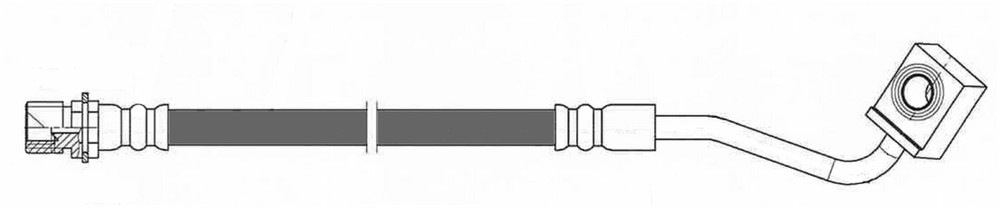 For 2011-2015 Jeep Grand Cherokee Brake Hydraulic Hose Rear Right Centric 2012