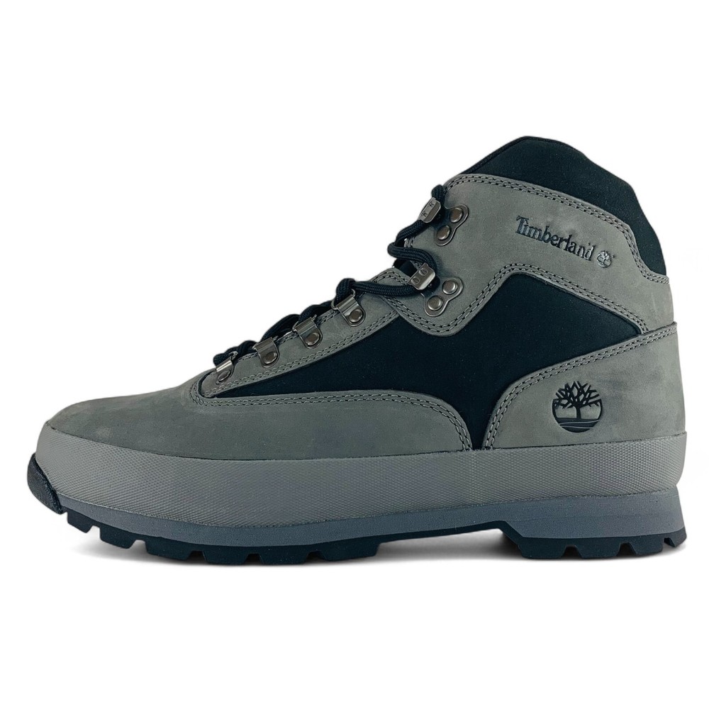 Timberland Euro Hiker Mid Grey Nubuck Mens Boots TB0A64RD033