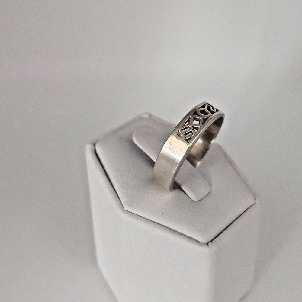 STUNNING .925 Vintage Sterling Silver Estate Ring Size 10.5