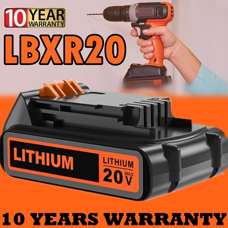 20V 1.5Ah MAX Lithium-Ion Battery for Black Decker LB20 LBXR20 LCS1620-OPE