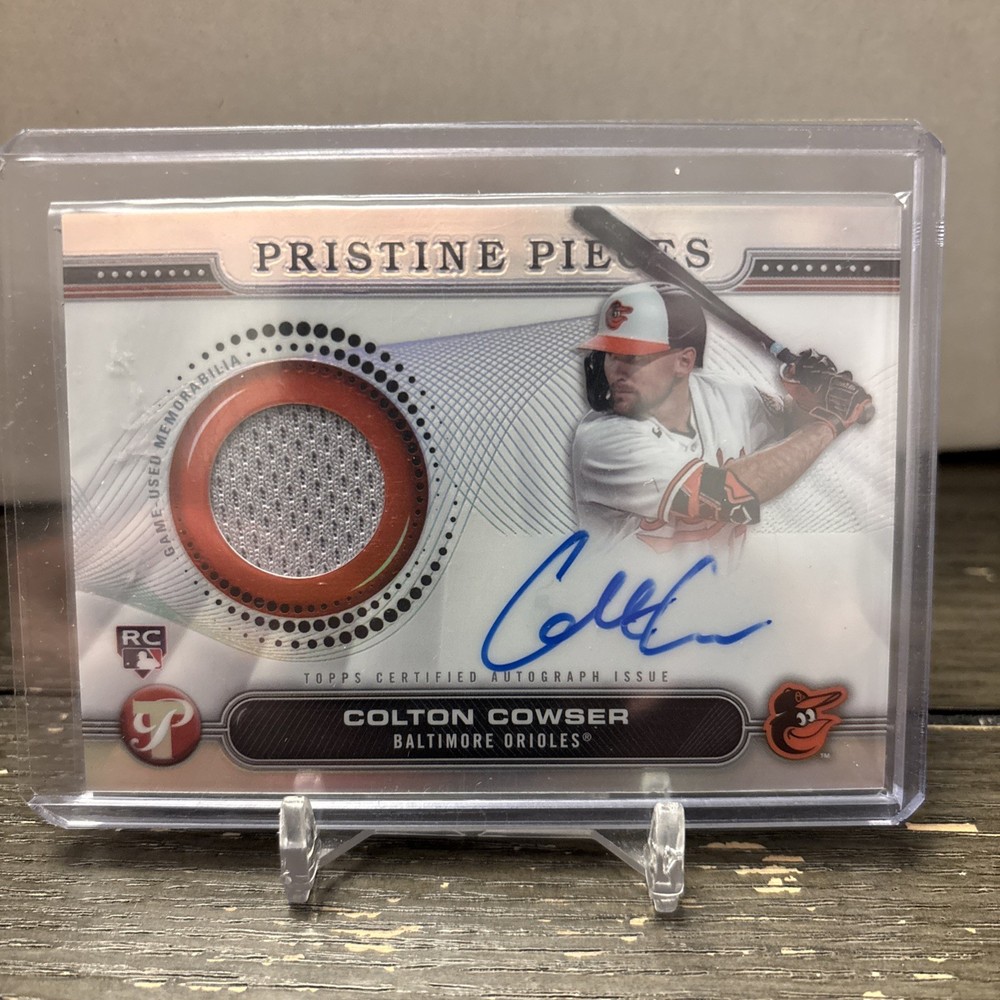 2024 Topps Pristine Colton Cowser Pristine Pieces Rookie Jersey Auto #PPAR-CC