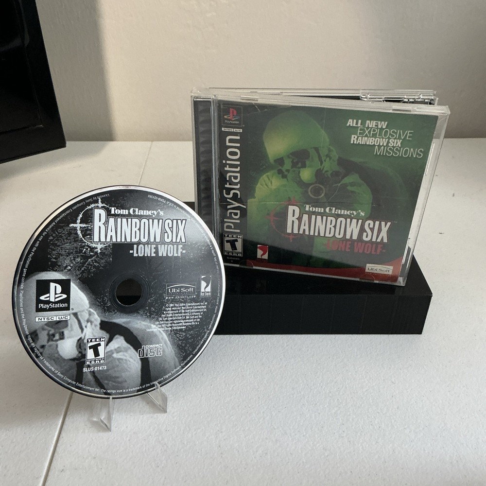Tom Clancy's Rainbow Six Lone Wolf Sony PlayStation Tested Complete with Manual