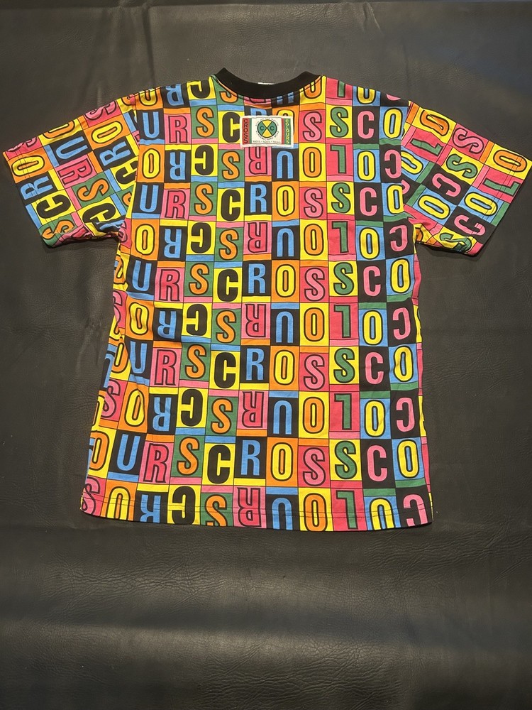Cross Colours Mens Multicolor Short Sleeve Crew Neck Pullover T Shirt Size M