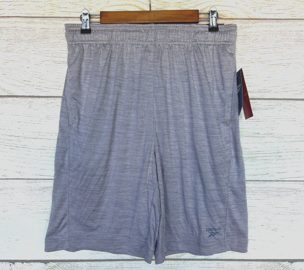 Reebok Athletic Shorts Mens Size Medium Cruz Slim Fit Grey Heather 9