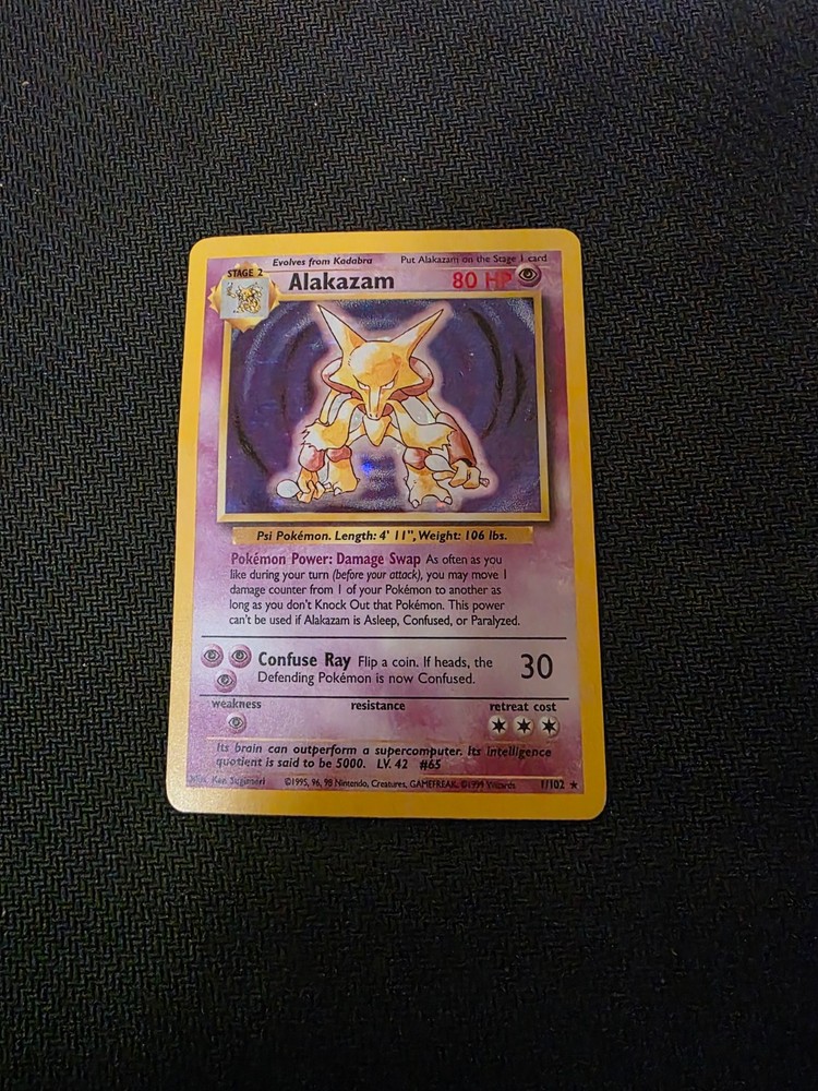 Alakazam 001/102 Base Set Holo