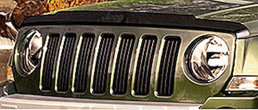 Mopar Accessories 82210417AB Front Air Deflector 2007-14 Jeep Patriot Tinted Wit