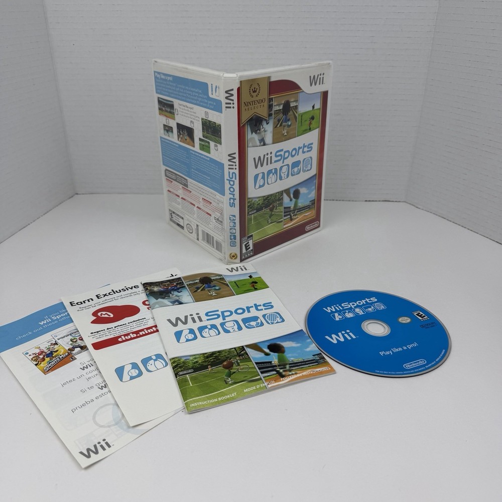 Wii Sports Nintendo Selects Complete with Manual