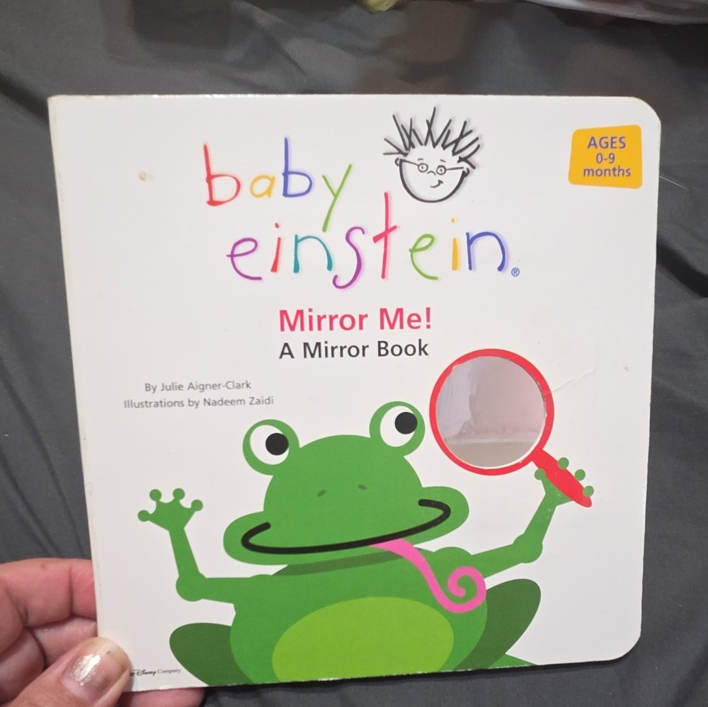 Baby Einstein Mirror Me! Mirror Board Book Julie Aigner-Clark Hyperion 2002