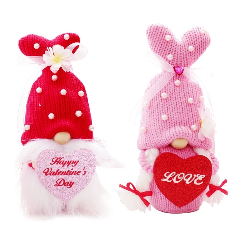 Valentine s Day Gnome Knitted Hat New Year Birthday Wedding Party Decor