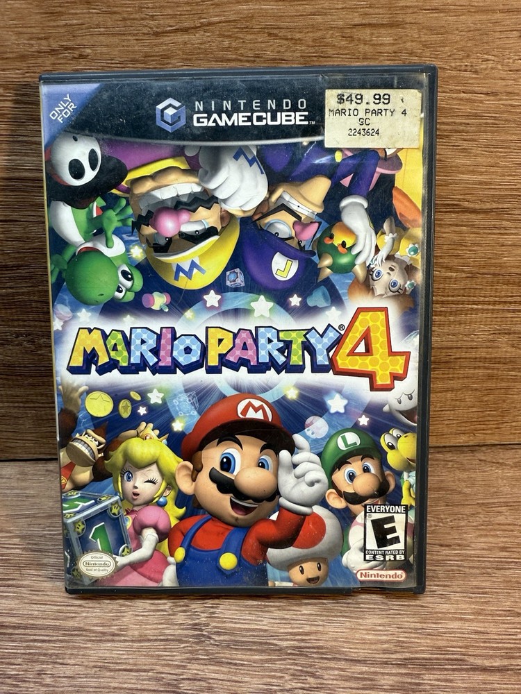 Mario Party 4  Nintendo GameCube 2002, complete Case, game, Inserts-read
