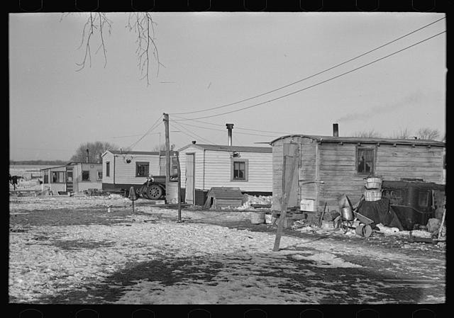 Shantytown,Spencer,Clay County,Iowa,IA,Farm Security Administration,FSA,1936