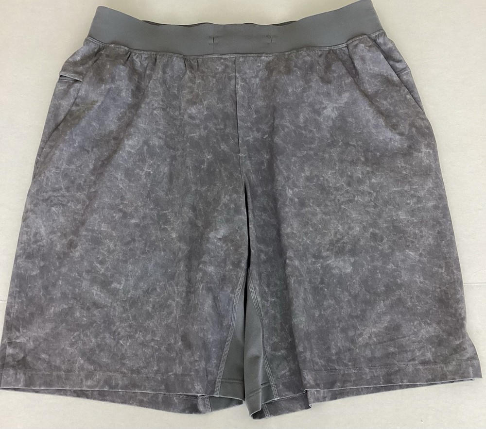 Lululemon THE Shorts 9” Linerless Mens Small Gray Gym Running Athletic Stretch