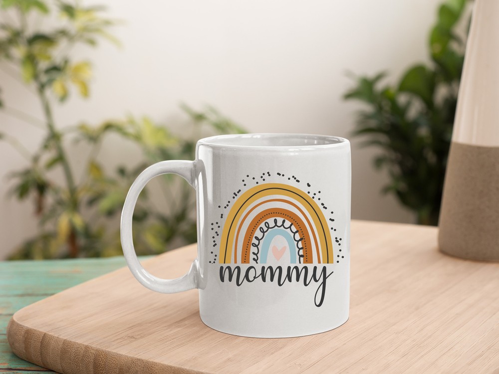 Mommy Rainbow Mug Mommy Mug Rainbow Mother's Day Mug Mother's Day Gift