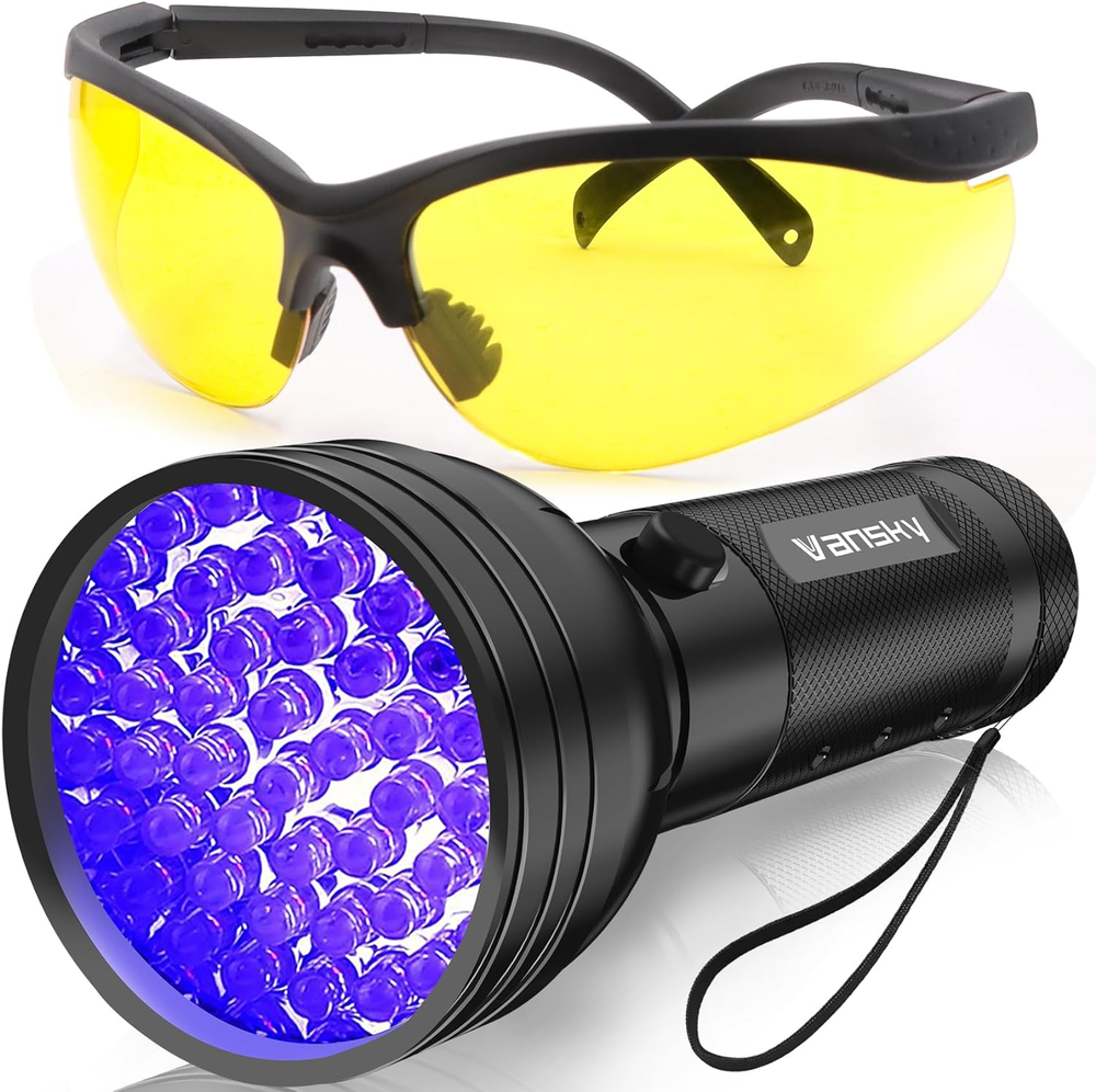 Professional Car AC Leak Detector with UV Dye Glasses for Automotive Air Conditioner-image