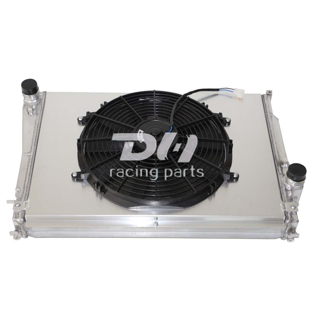 Radiator+Shroud+Fan For 2001-2006 BMW M3 Base E46 3.2L L6 3 Row MT Aluminum 2627