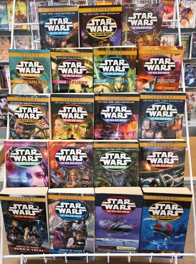 19 Star Wars New Jedi Order Novels (Del Rey) Brand New/ Unread/ Light Wear