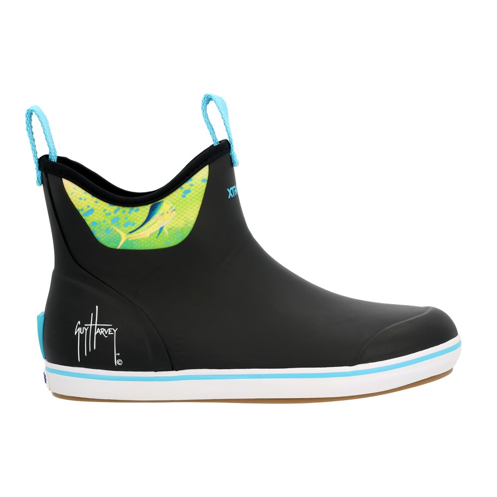 Xtratuf Guy Harvey Ankle Deck Boots for Men in Black