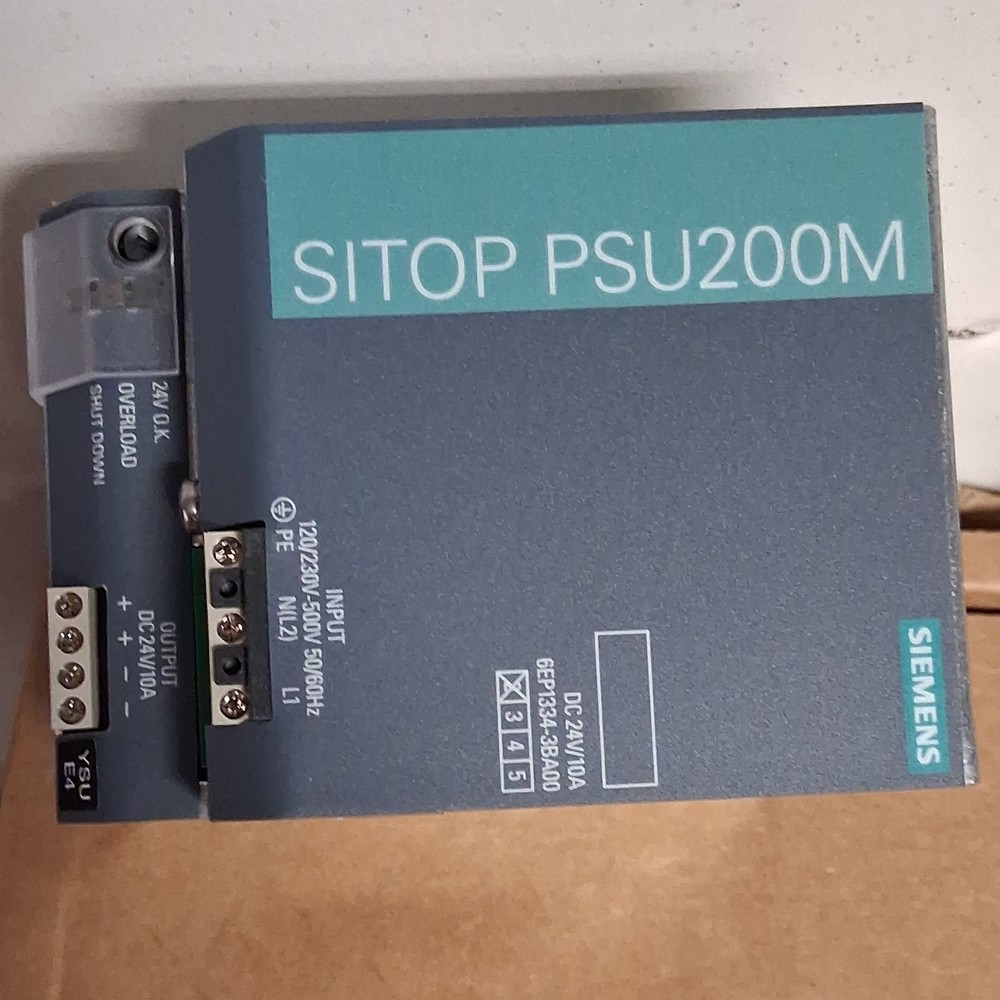 Siemens SITOP PSU200M Power Supply 6EP1334-3BA00 24V 10A DIN Rail Mount