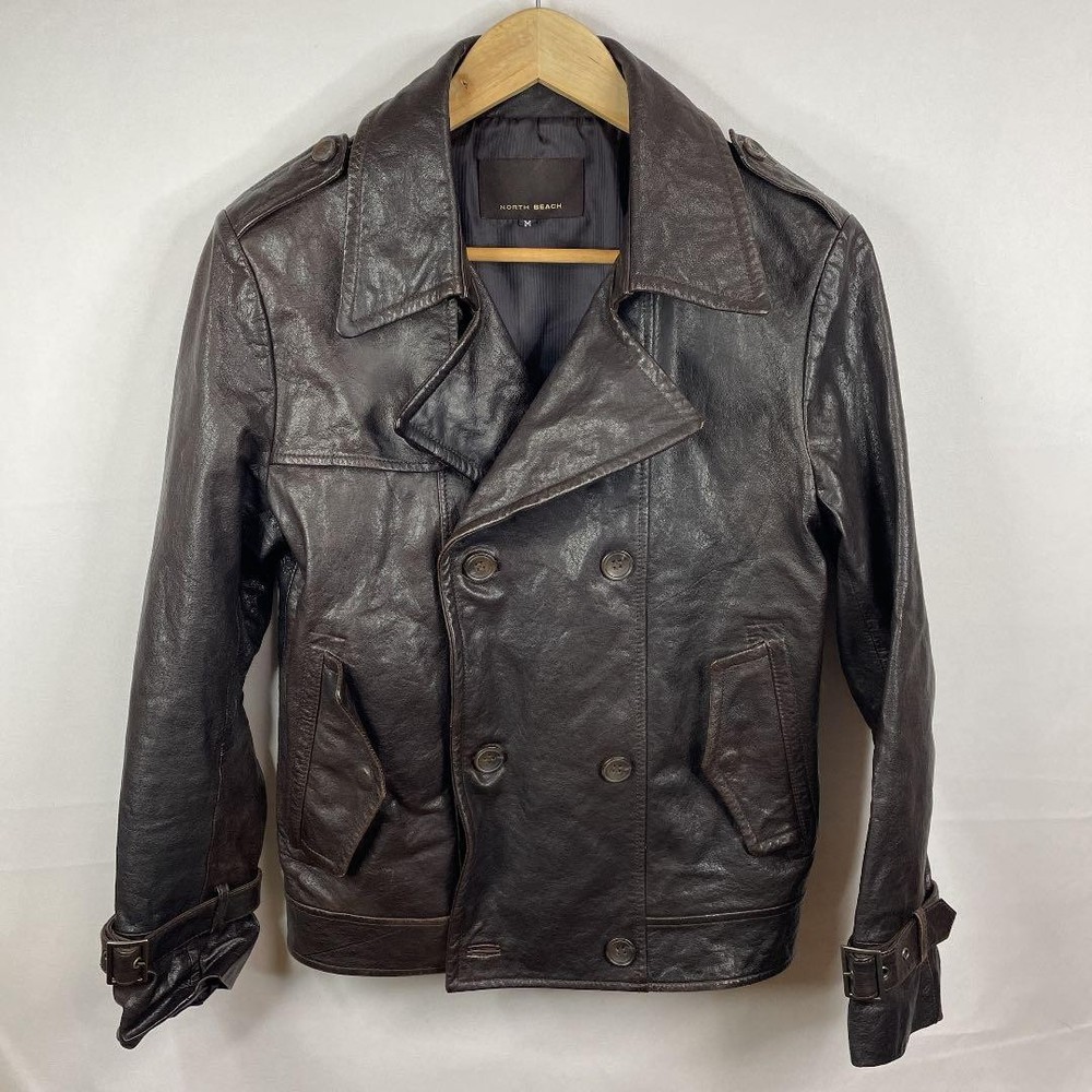 NORTH BEACH Vintage Lamb Leather Jacket M - 70s 80s 90s Style