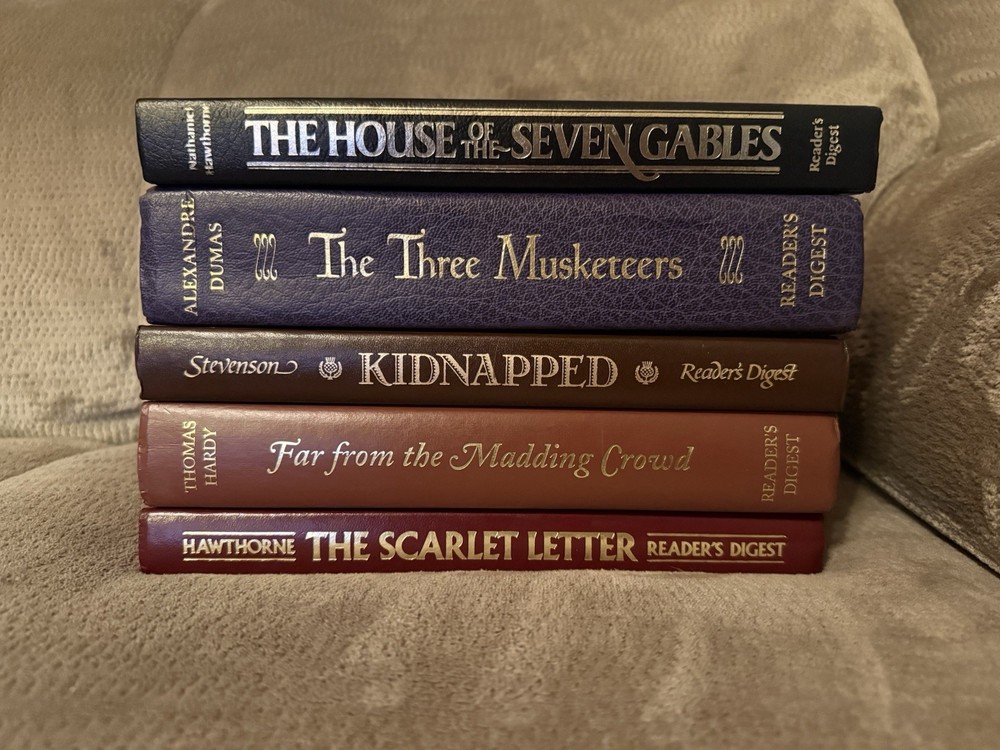 5 Reader’s Digest Classics: 3 Very Good, 2 Good. Read Description