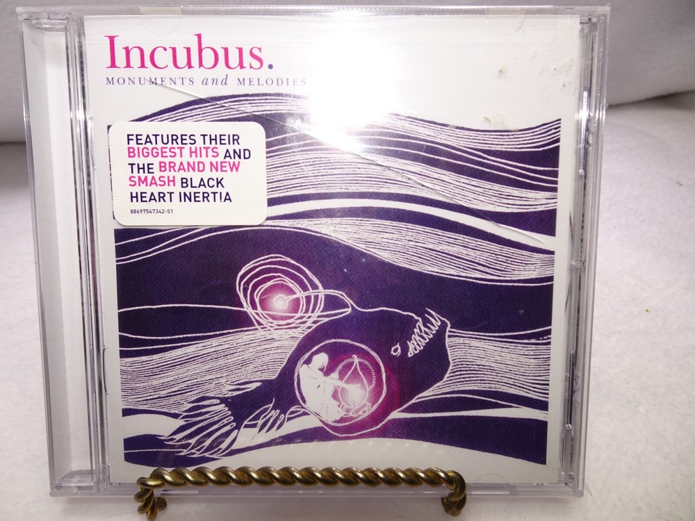 CD INCUBUS Monuments & Melodies 15 TRKS NEW SEALED (case is cracked)