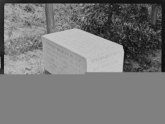 Photo:Southington Connecticut Rochambeau Monument Washington 1900s