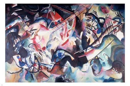 Vasily Kandinsky COMPOSITION VI Fine Art Poster 20x30 VIBRANT ABSTRACT STYLE
