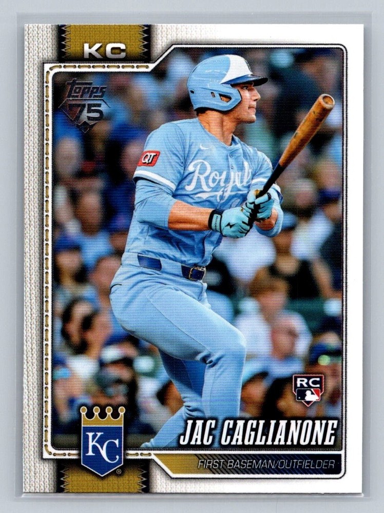 2026 Topps Series 1 - Base (RC) #138 JAC CAGLIANONE ROYALS