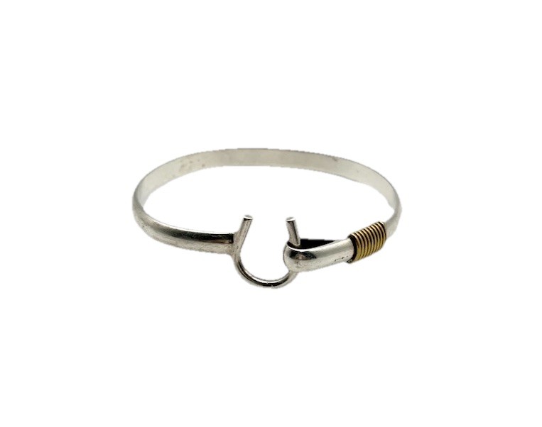 Classic D•K Dave Kidd Signature Caribbean Hook Sterling Silver Bracelet | 15g