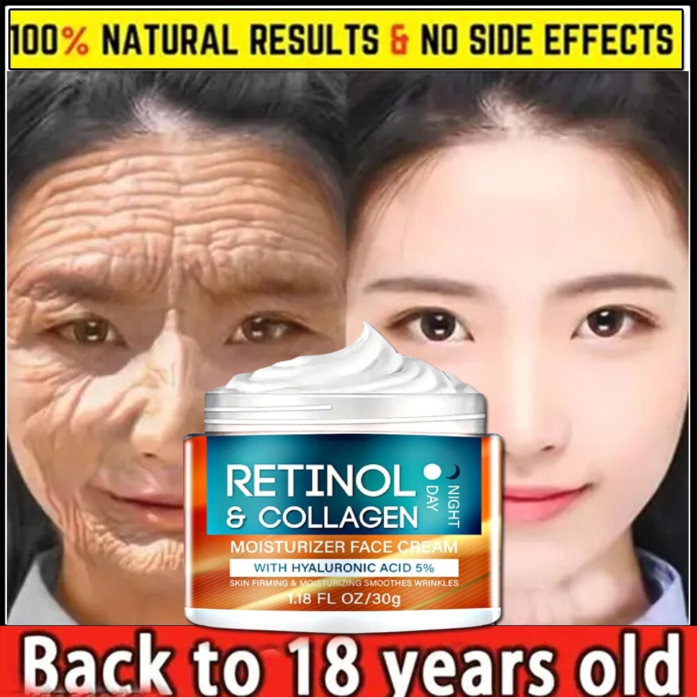 Collagen Face Cream with Airless Anti-Aging Botanical Stem Cells 1 oz