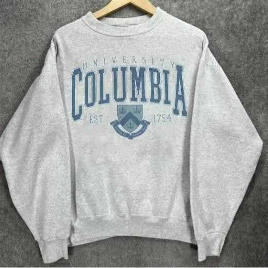 Columbia University Crewneck Sweatshirt S-5XL Gildan Vintage-Inspired