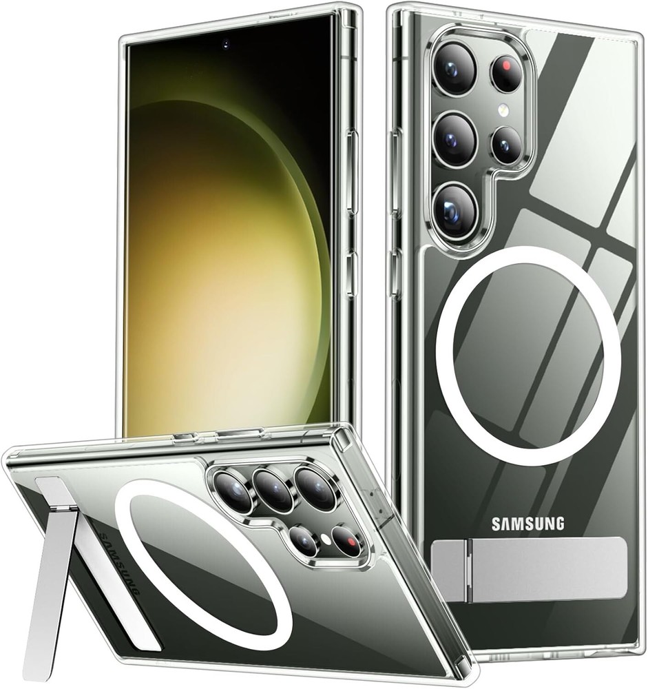 For Samsung Galaxy S23 Ultra Case w/ Military Grade Protection & Invisible Stand