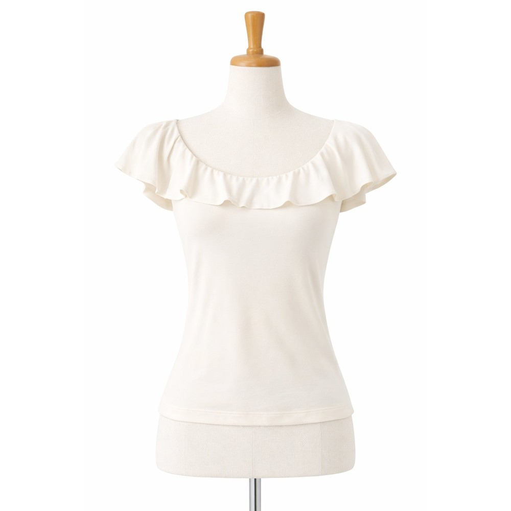 Banana Republic Cream Womens Y2K Top Size S 90s Feminine Blouse Summer Resort