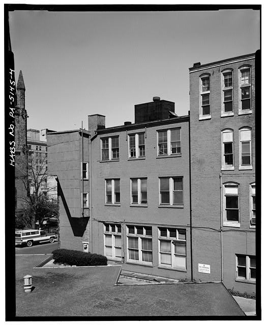 4. VIEW OF WEST (REAR) ELEVATION - Reading News Building, 22-24 North Fifth
