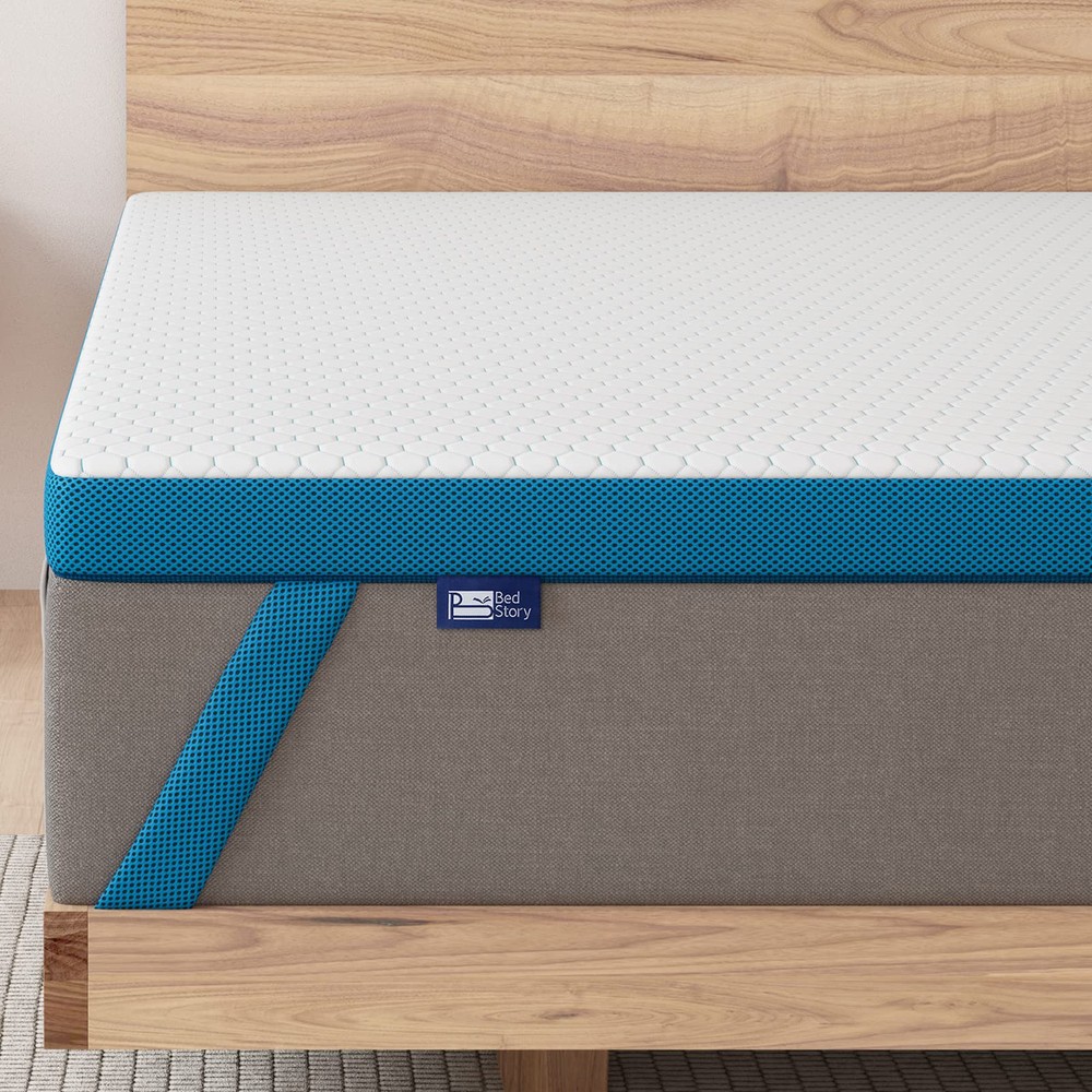 3 Inch Firm Mattress Topper Twin Size, Extra Firm Pain-Relief Memory Foam Bed...