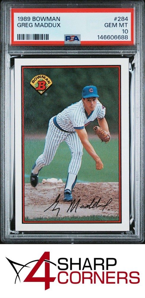 1989 Bowman #284 Greg Maddux Cubs Hof Psa 10Stay in the know. Follow us on eBay