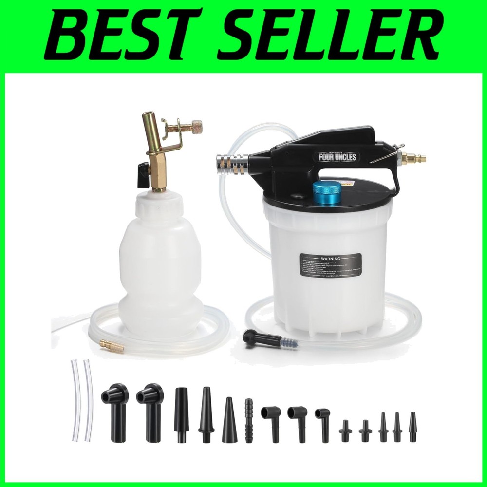 Compact 2L Vacuum Extractor with Silencer - Ideal for One-Person Brake Work