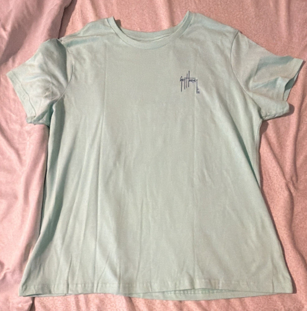 Guy Harvey Men's Green Mahi Magic Fish Graphic Crew Neck T-Shirt XXL