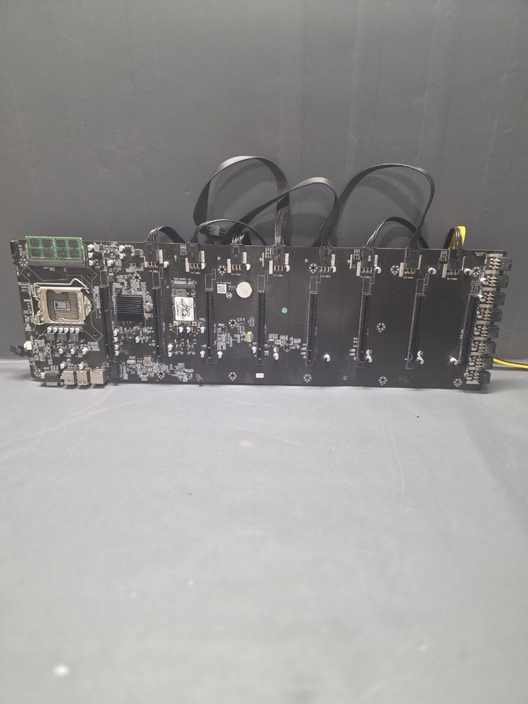 ETH-B75 V2.12 Mining Motherboard LGA1155 8-GPU DDR3 w/ 8GB RAM