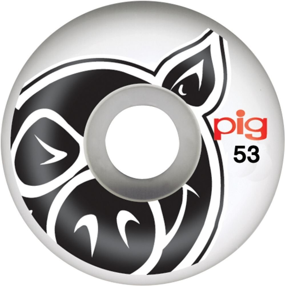 Pig Head Natural 53mm Skateboard Wheels (Set Of 4)