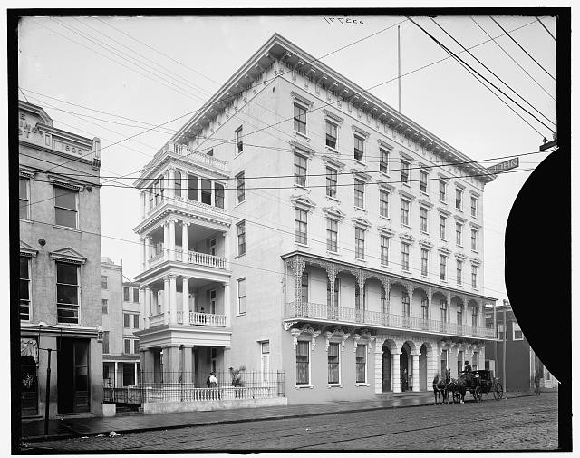 Hotel Sreet John,buildings,Charleston,South Carolina,Detroit Publishing Co,1900