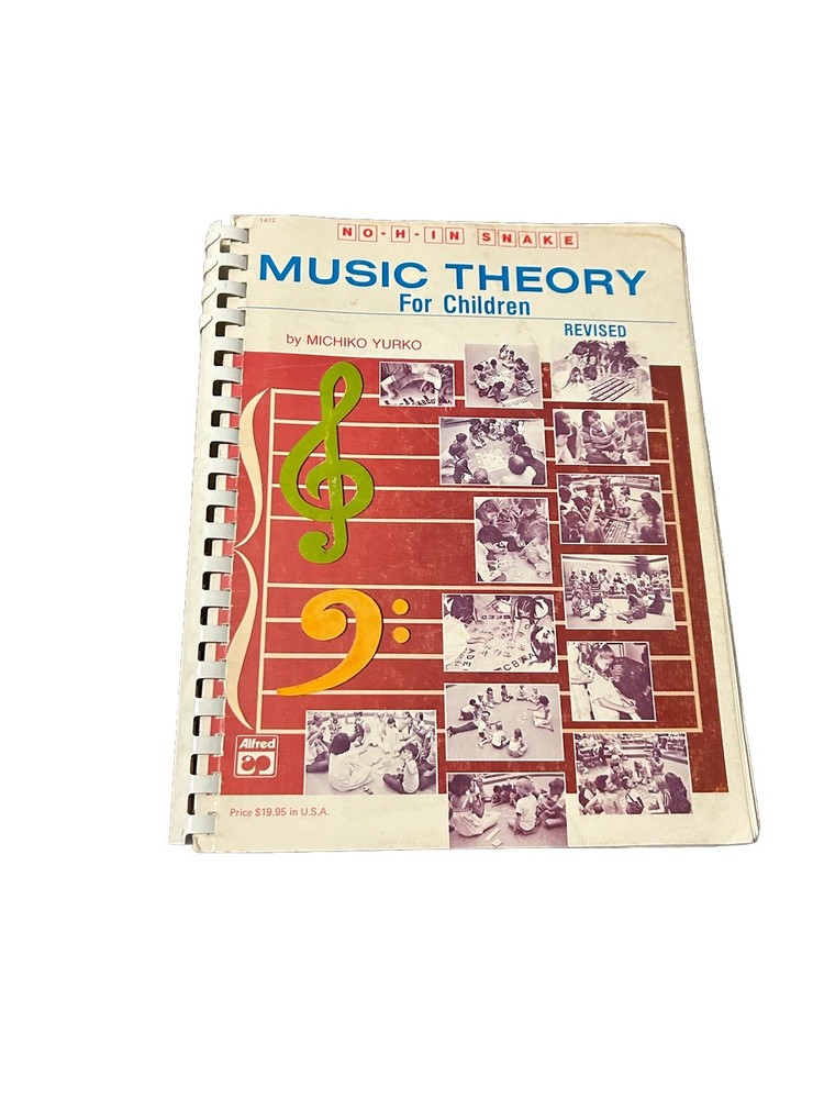 Music Theory for Children – Michiko Yurko – 1979 Vintage Teaching Book