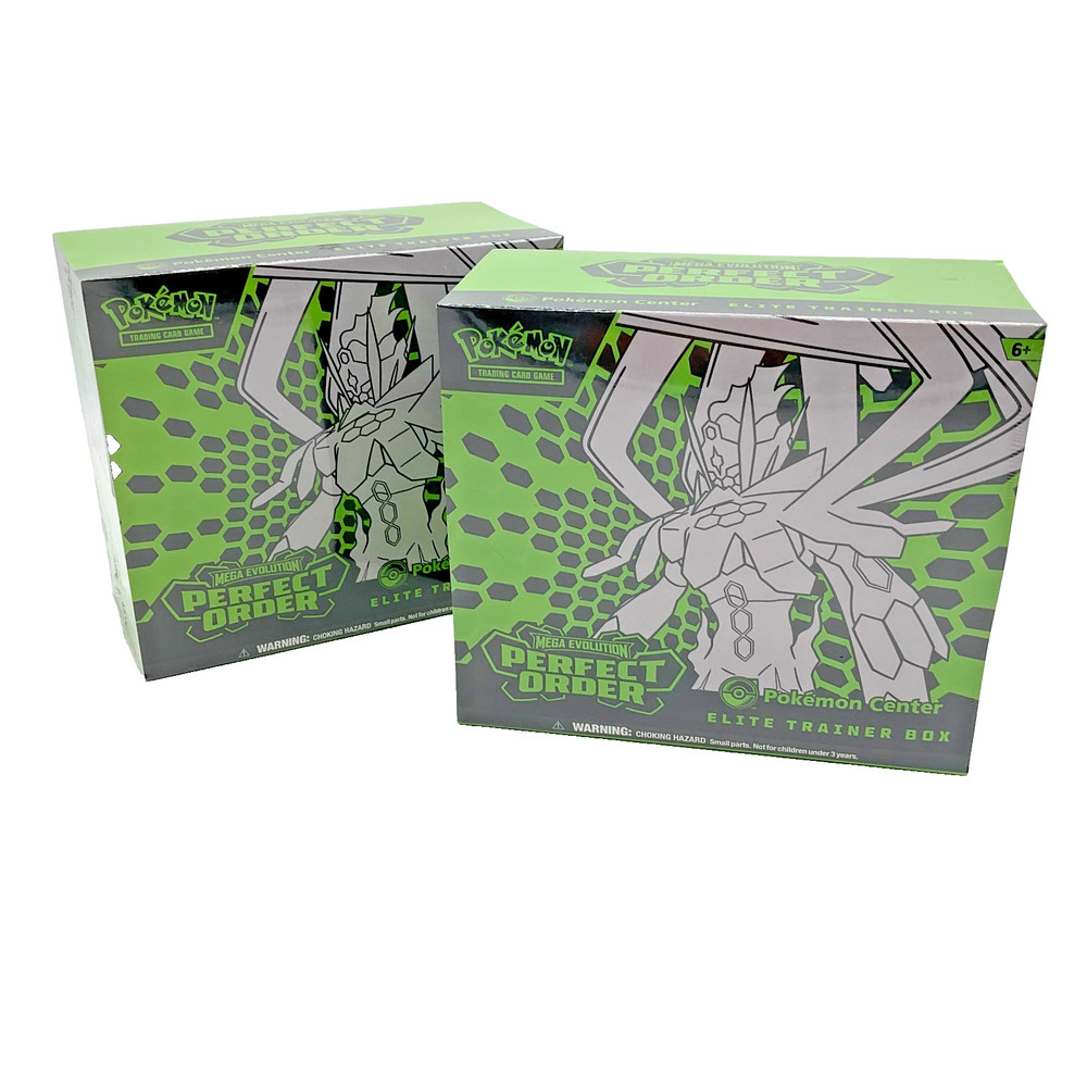 Lot of (2) Pokemon Center Perfect Order Elite Trainer Boxes SEALED PC ETBPROBSTEIN is actively accepting consignments !!