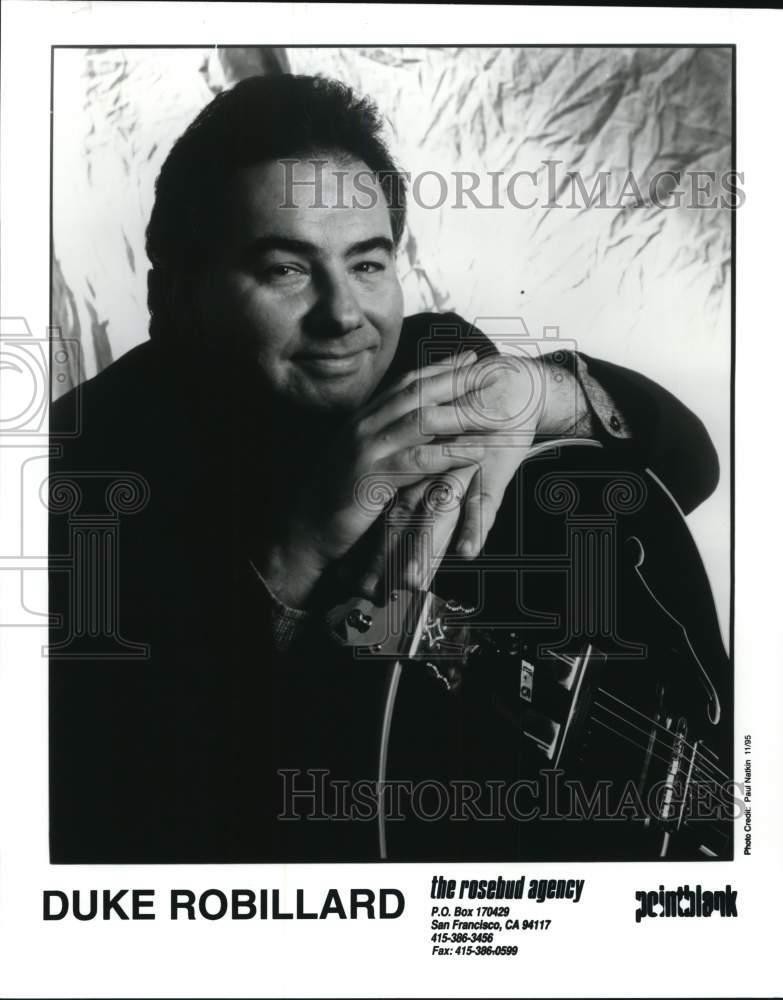 1995 Press Photo Duke Robillard, blues-rock singer and guitarist. - pip21123